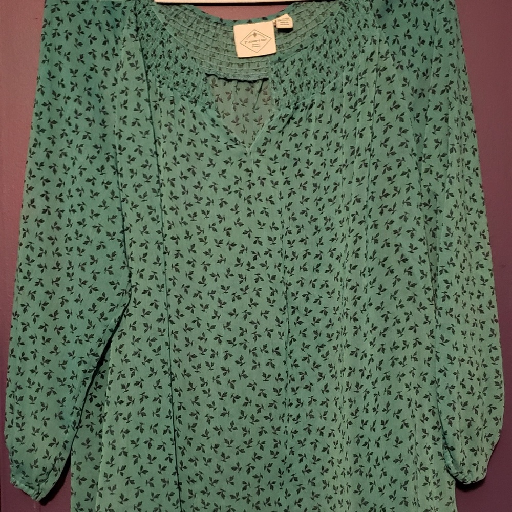 Lds sheer top